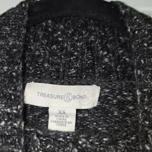 Treasure & Bond Charcoal Knit Sweater